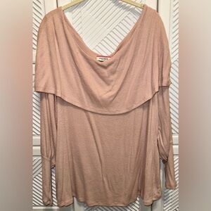 Dusty Pink Plus Sweater